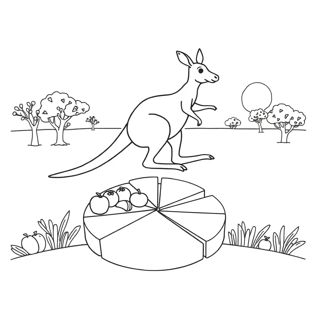 Fractions and probability illustration