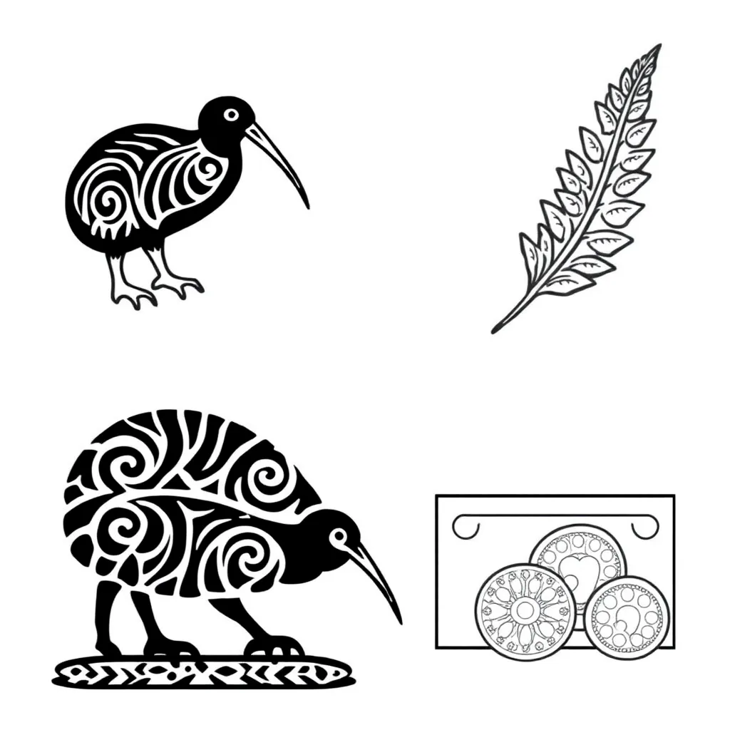 New Zealand money and calculator