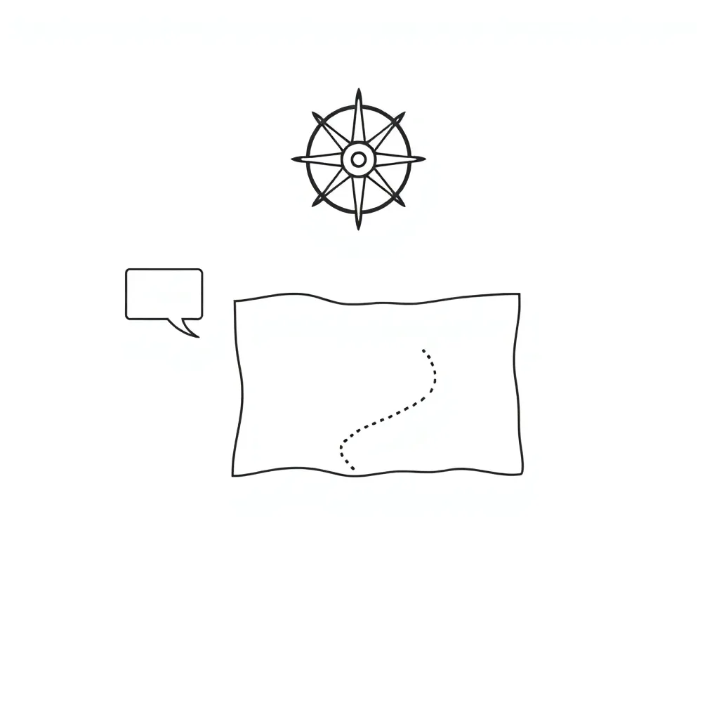Classroom map with prepositions illustration