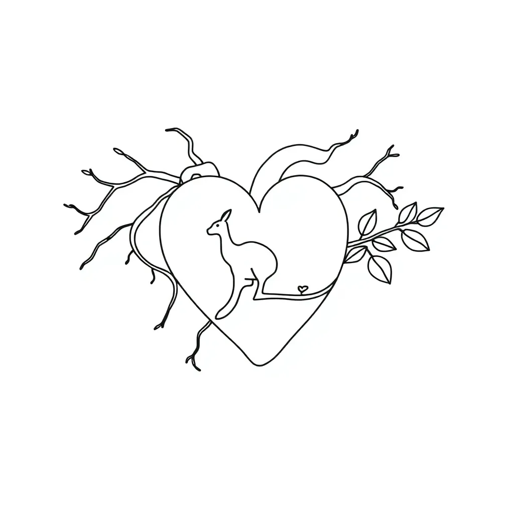 Heart and circulatory system diagram