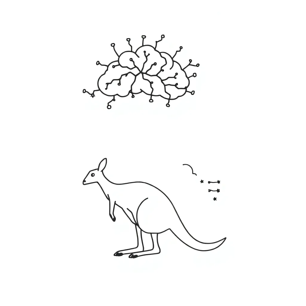 Nervous system diagram showing brain, spinal cord and nerves