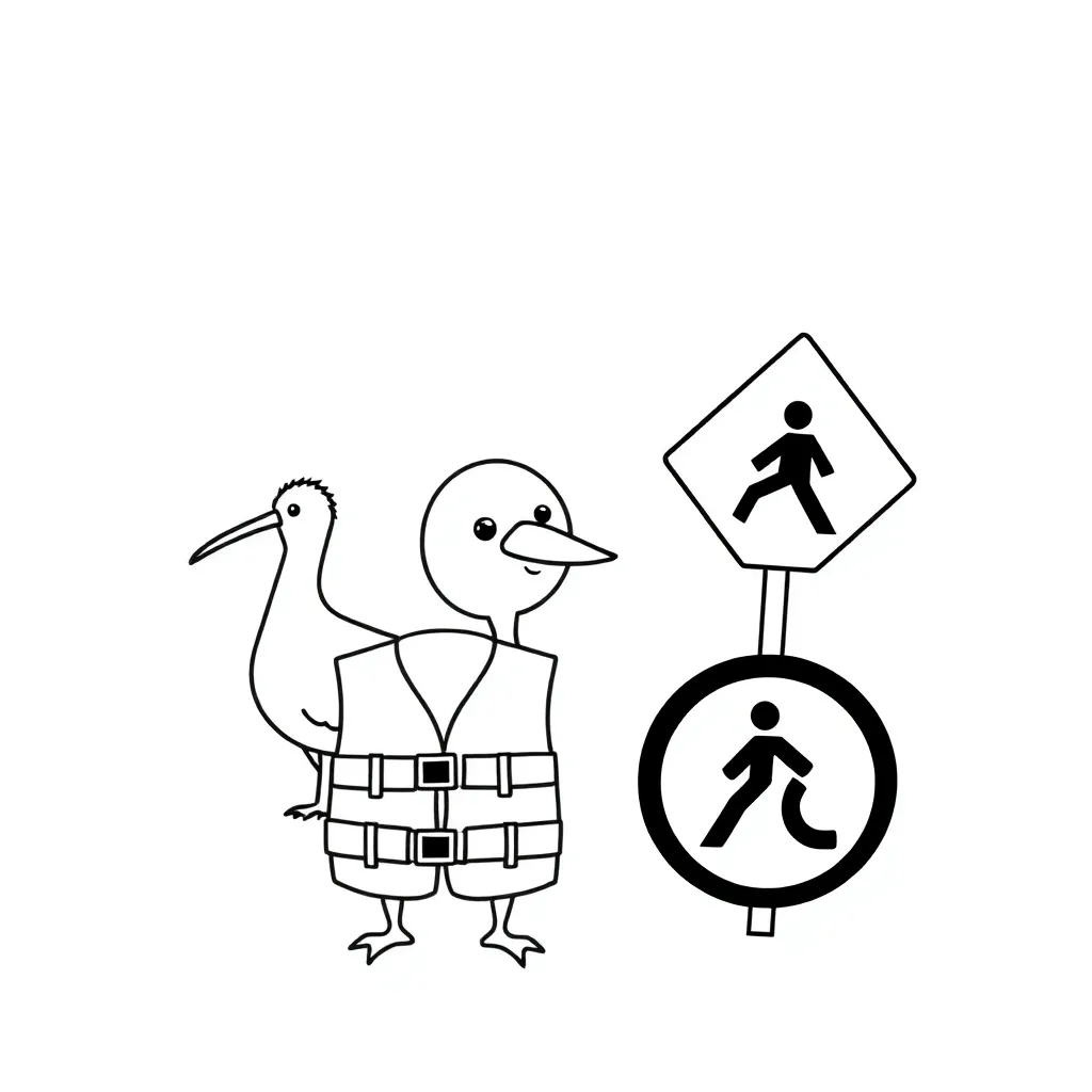 Safety awareness illustration