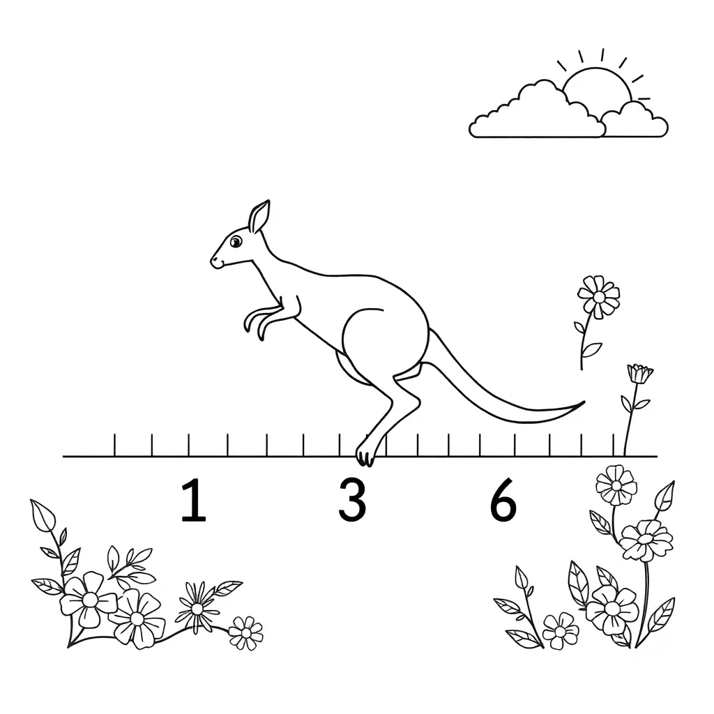 Children solving maths problems with colourful numbers and story characters