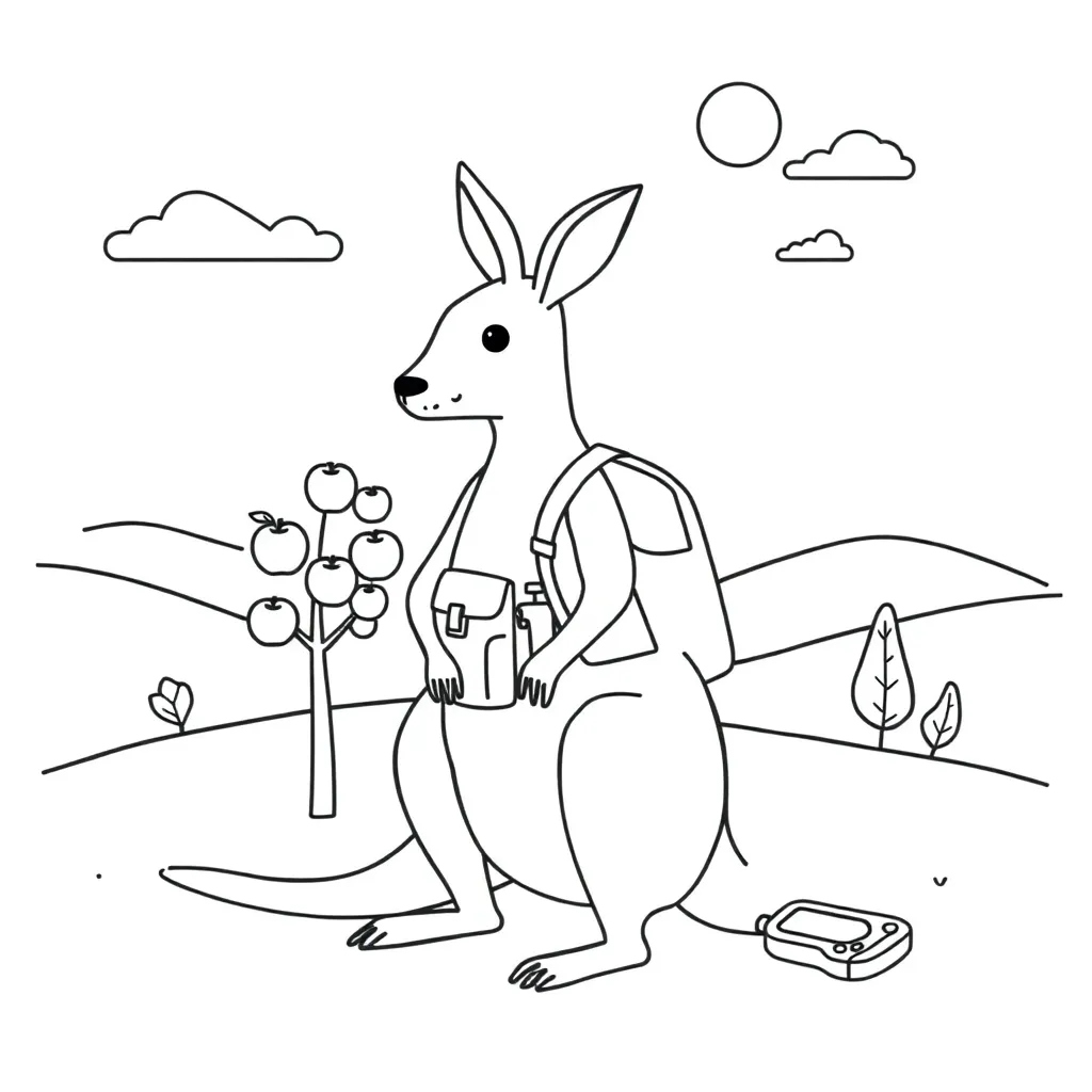 Blood glucose monitoring and healthy foods illustration