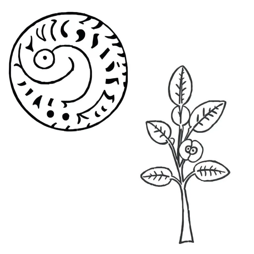 Mathematical exponents illustration