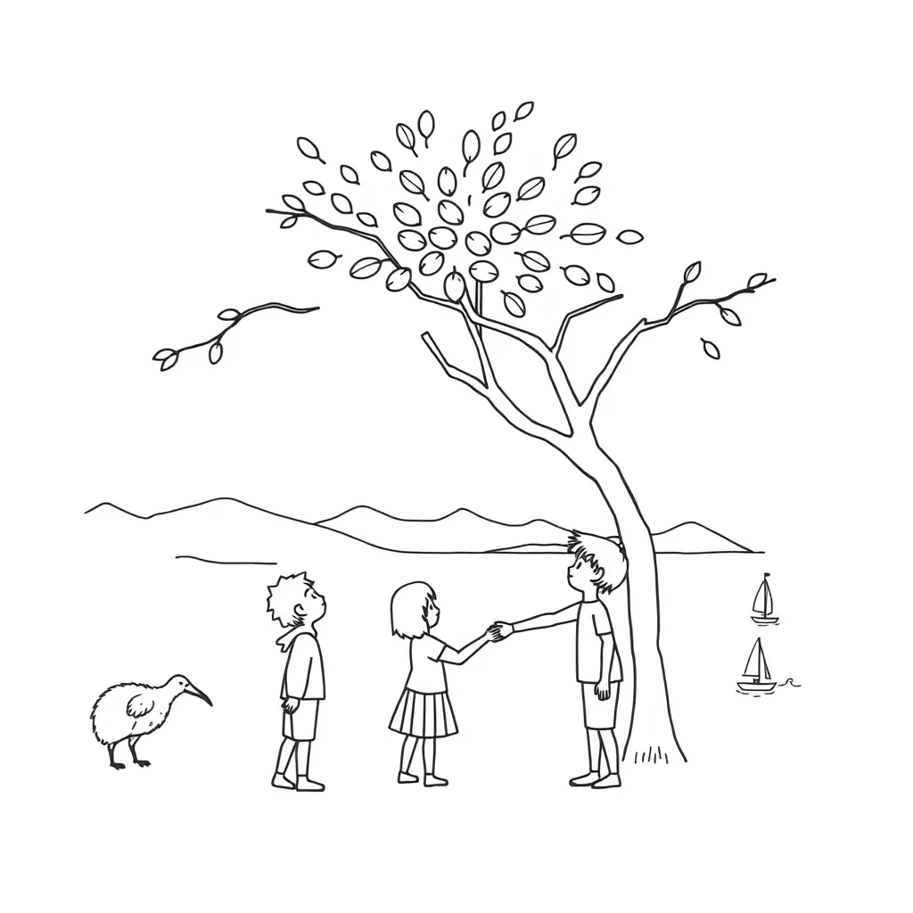Story mountain with problem and solution