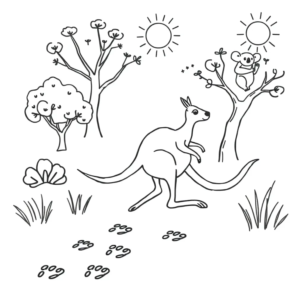 Number patterns and counting illustration