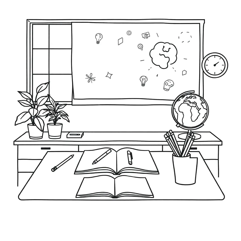 Student writing an essay