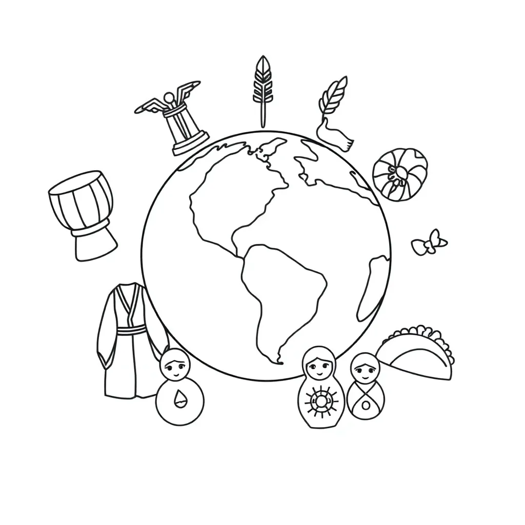 Grammar puzzle illustration