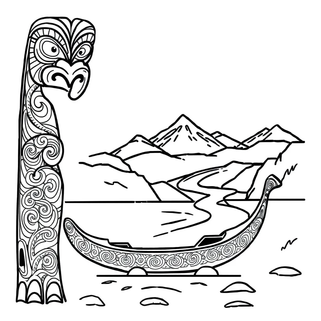 Māori fractions illustration