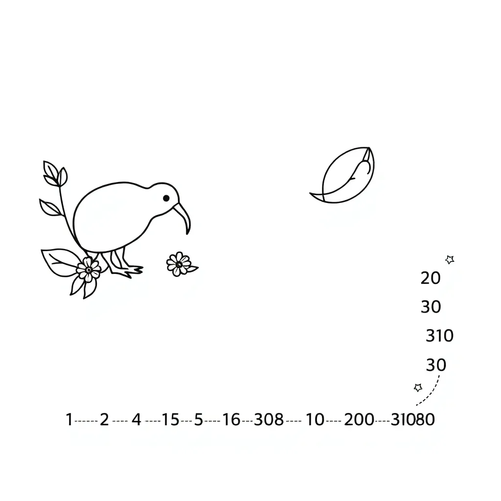 Number line with even numbers highlighted