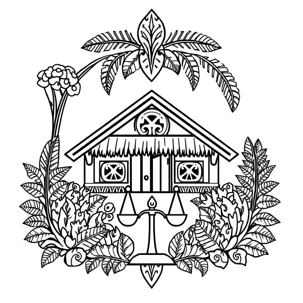 Environmental lawyer with calculator and nature background