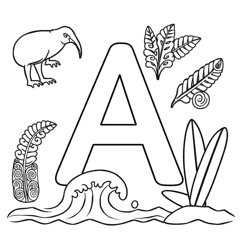 Alphabet letters illustration