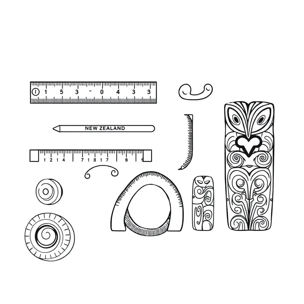 Metric measurement tools including ruler, scales and measuring jug