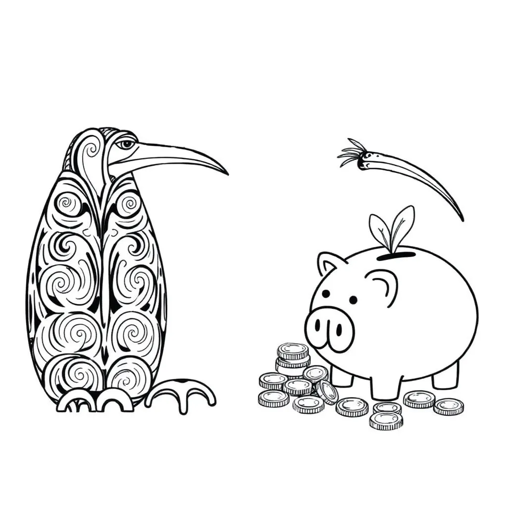 Students working together with money and calculators