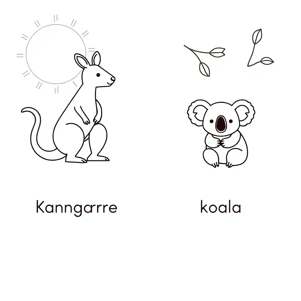 Children building sentences with picture strips