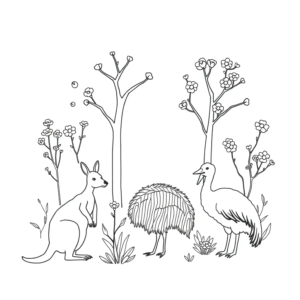 Letters i and m with igloo and mouse