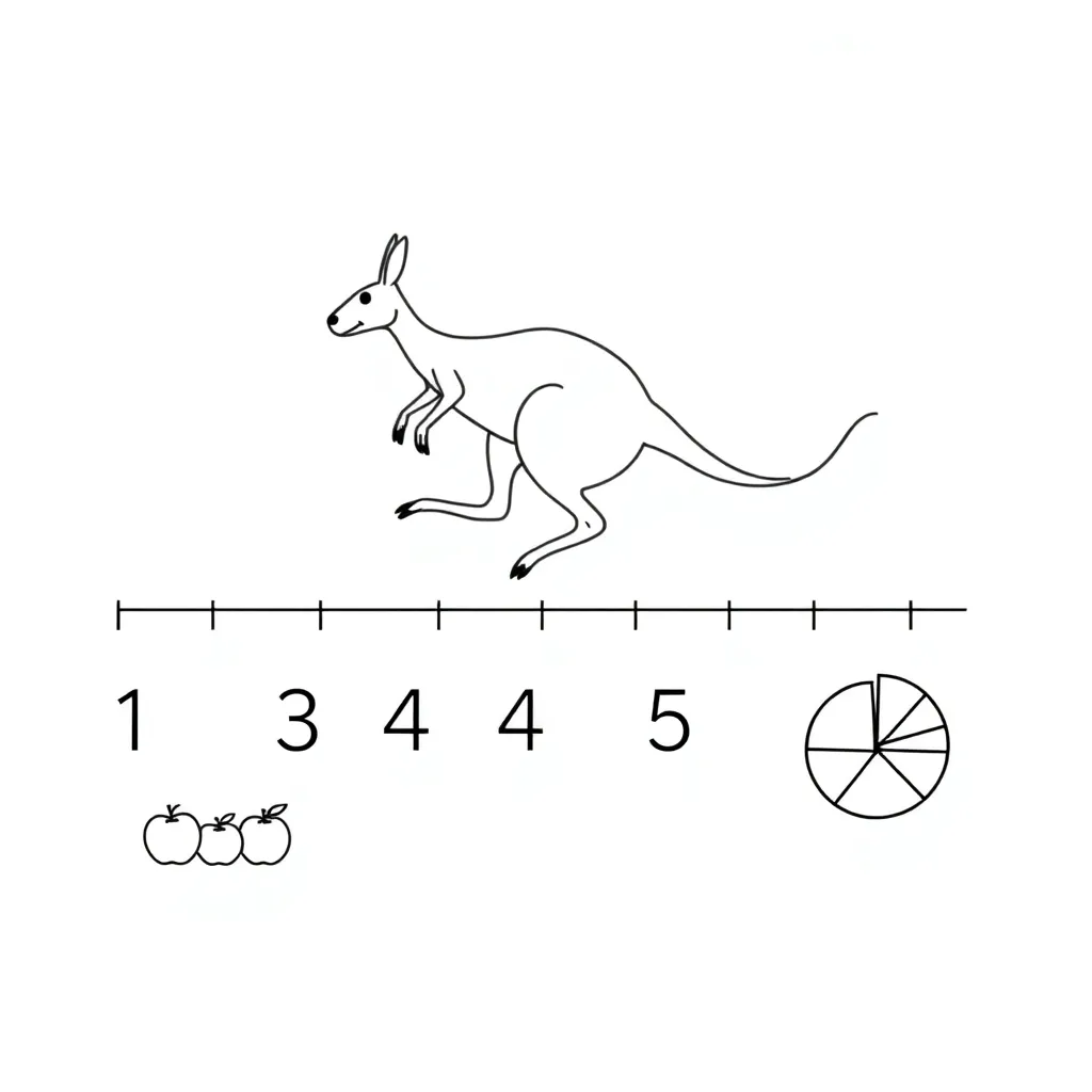 Rectangle fraction models illustration