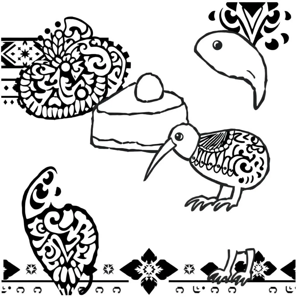 Fractions illustration showing sets divided into parts