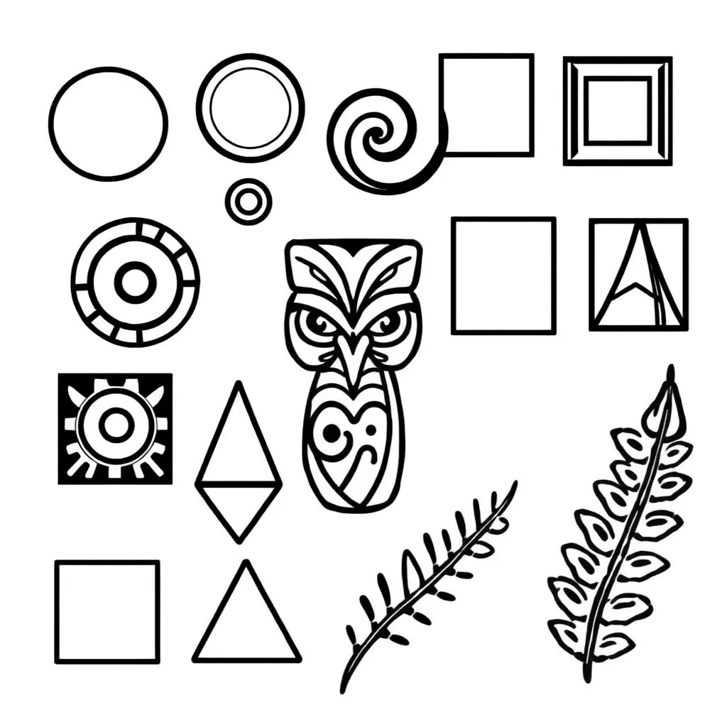 Geometric shapes being resized