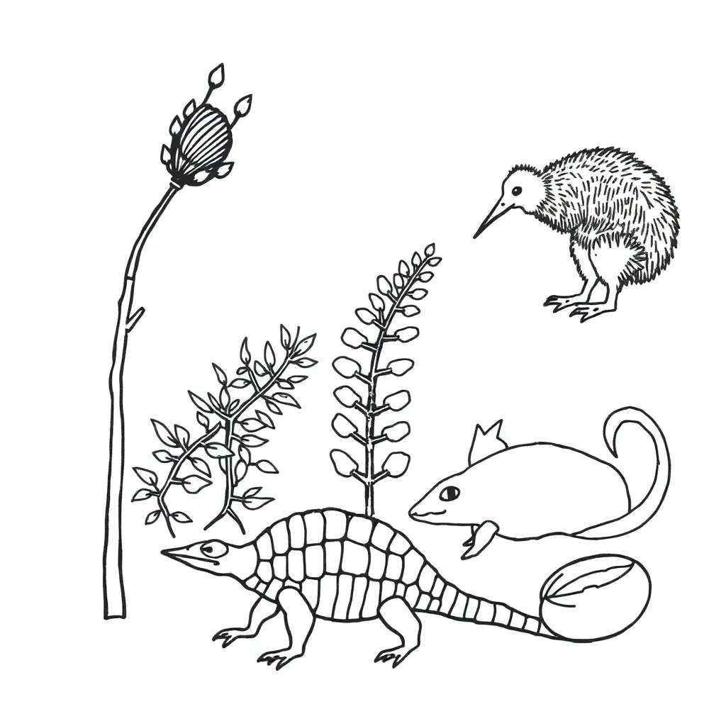 Classification diagram showing the five kingdoms
