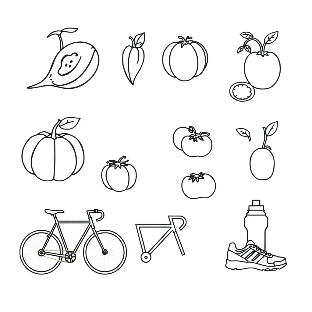Nutrition and energy systems illustration
