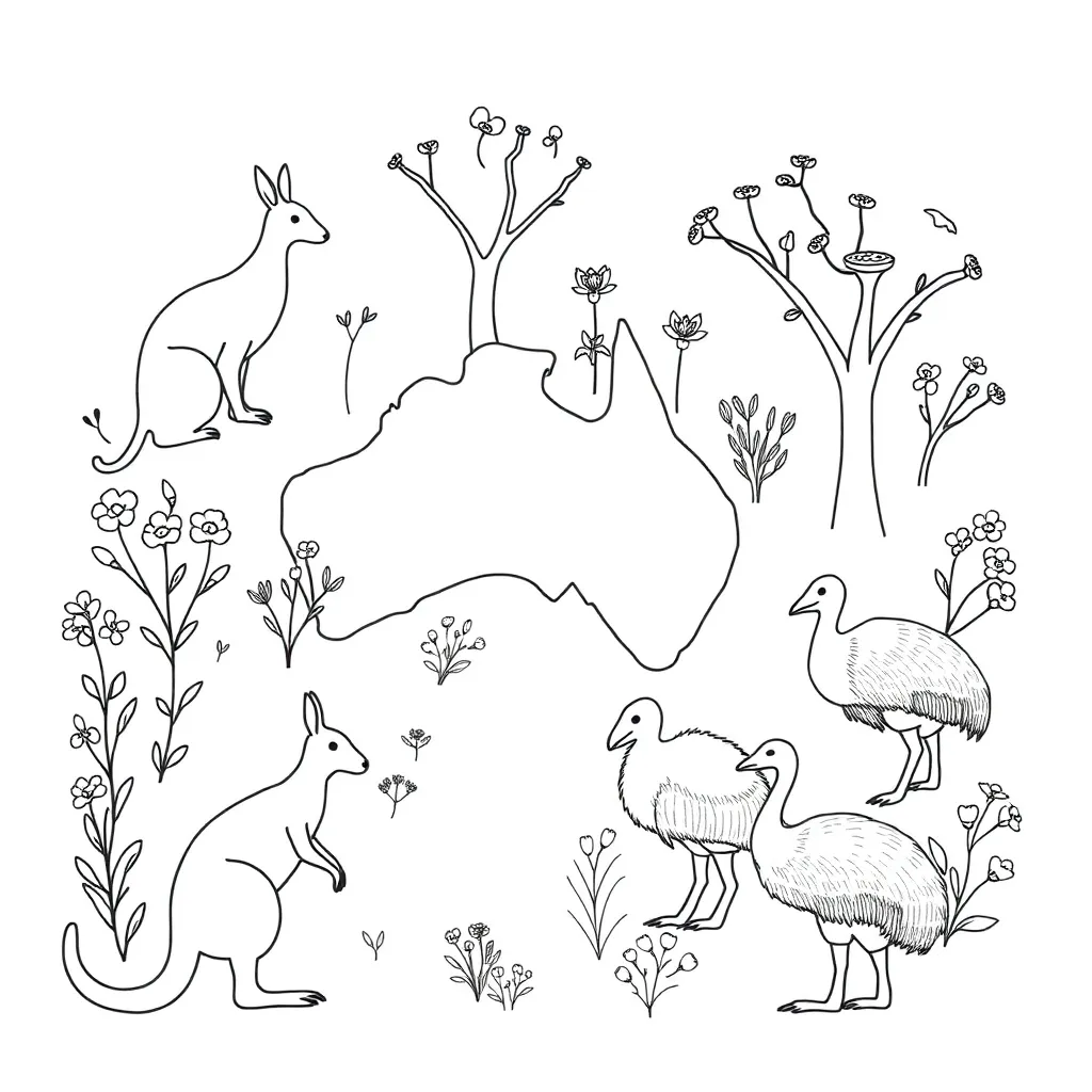 Phonics sounds and letters illustration