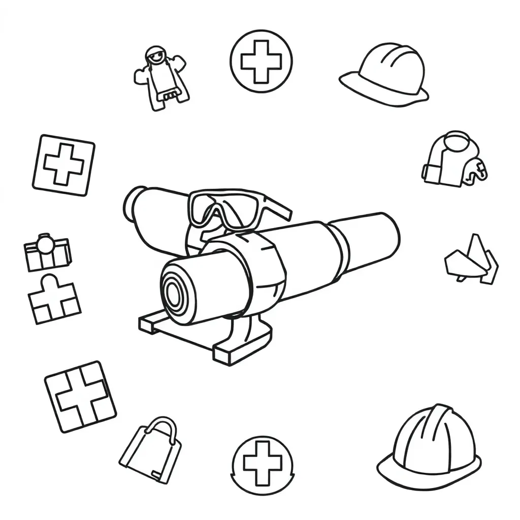 Angle grinder safety illustration