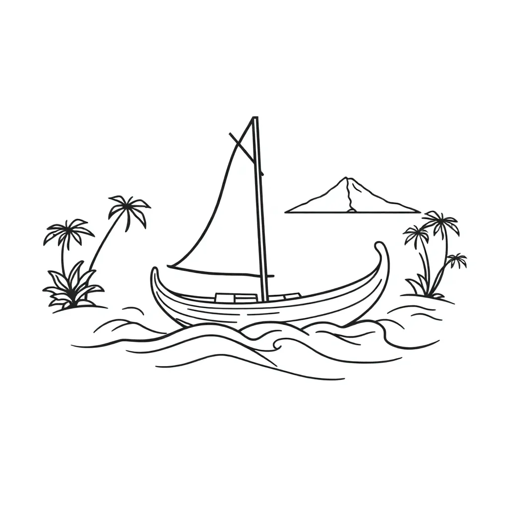 Pacific Ocean map showing migration routes