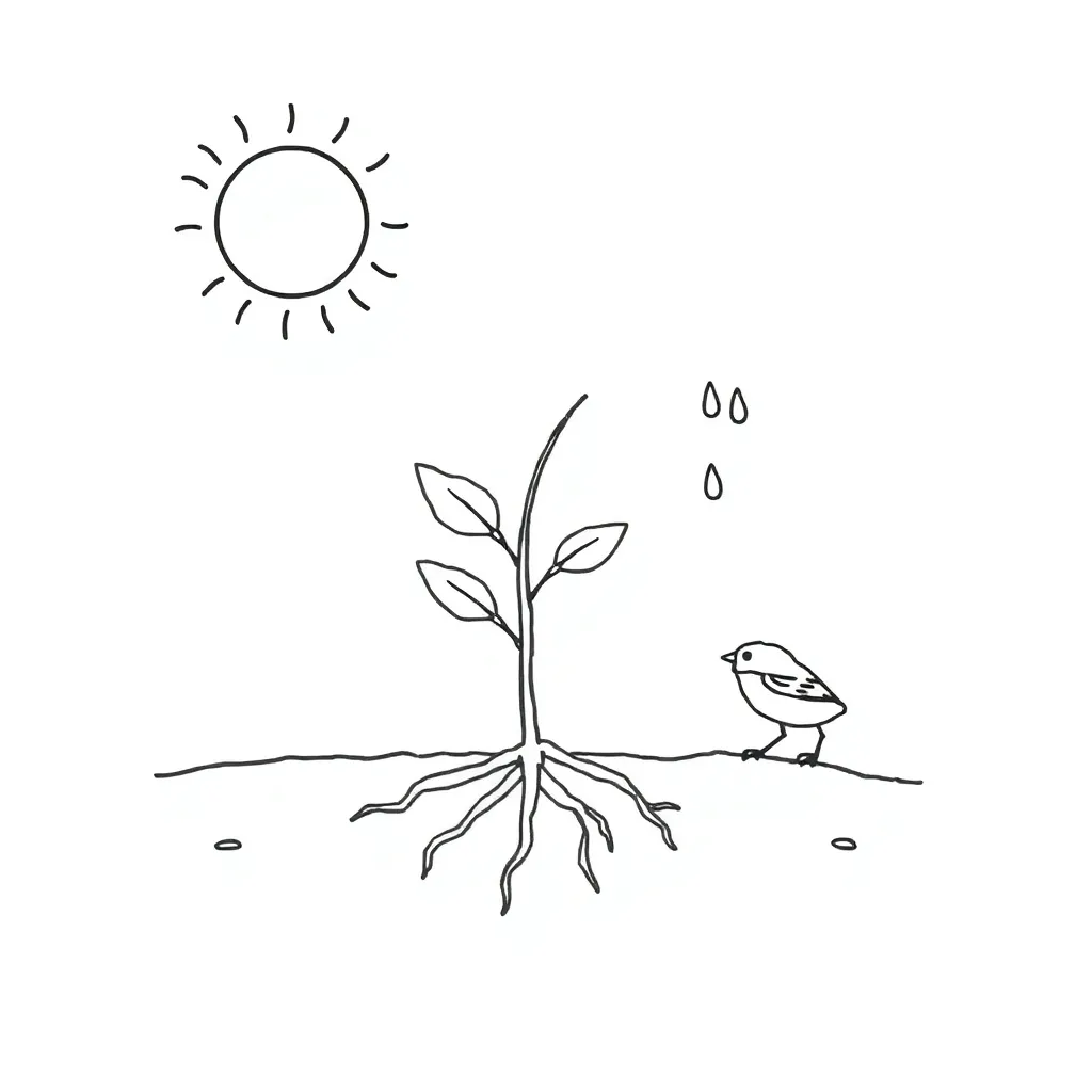 Plant life cycle diagram