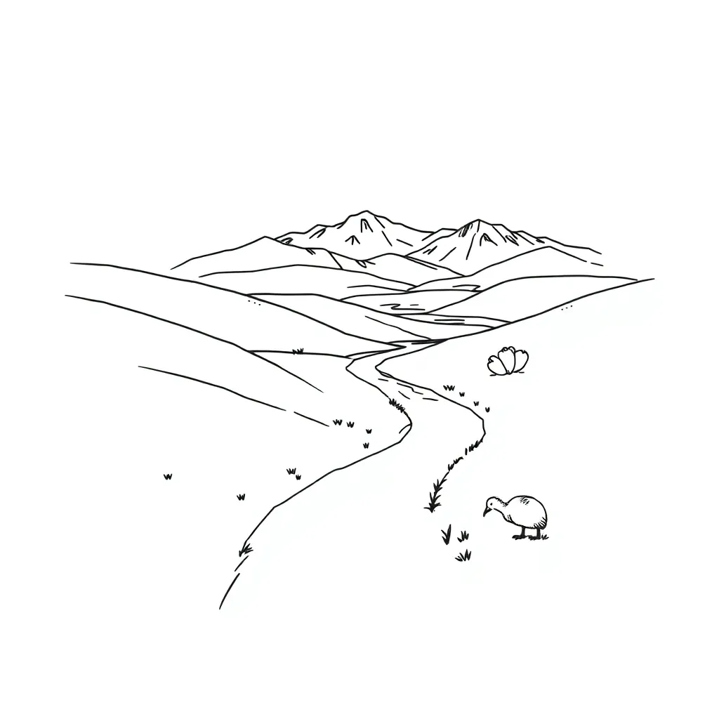 Farm map with measuring tools