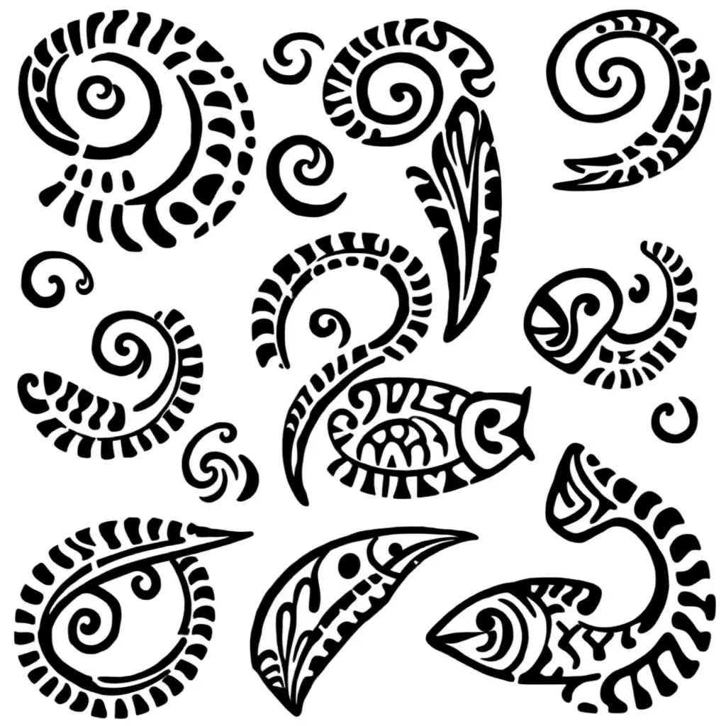 Community shapes and patterns illustration