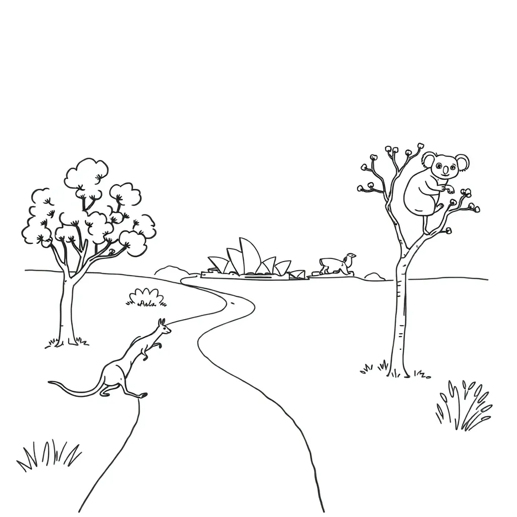Adventure story illustration
