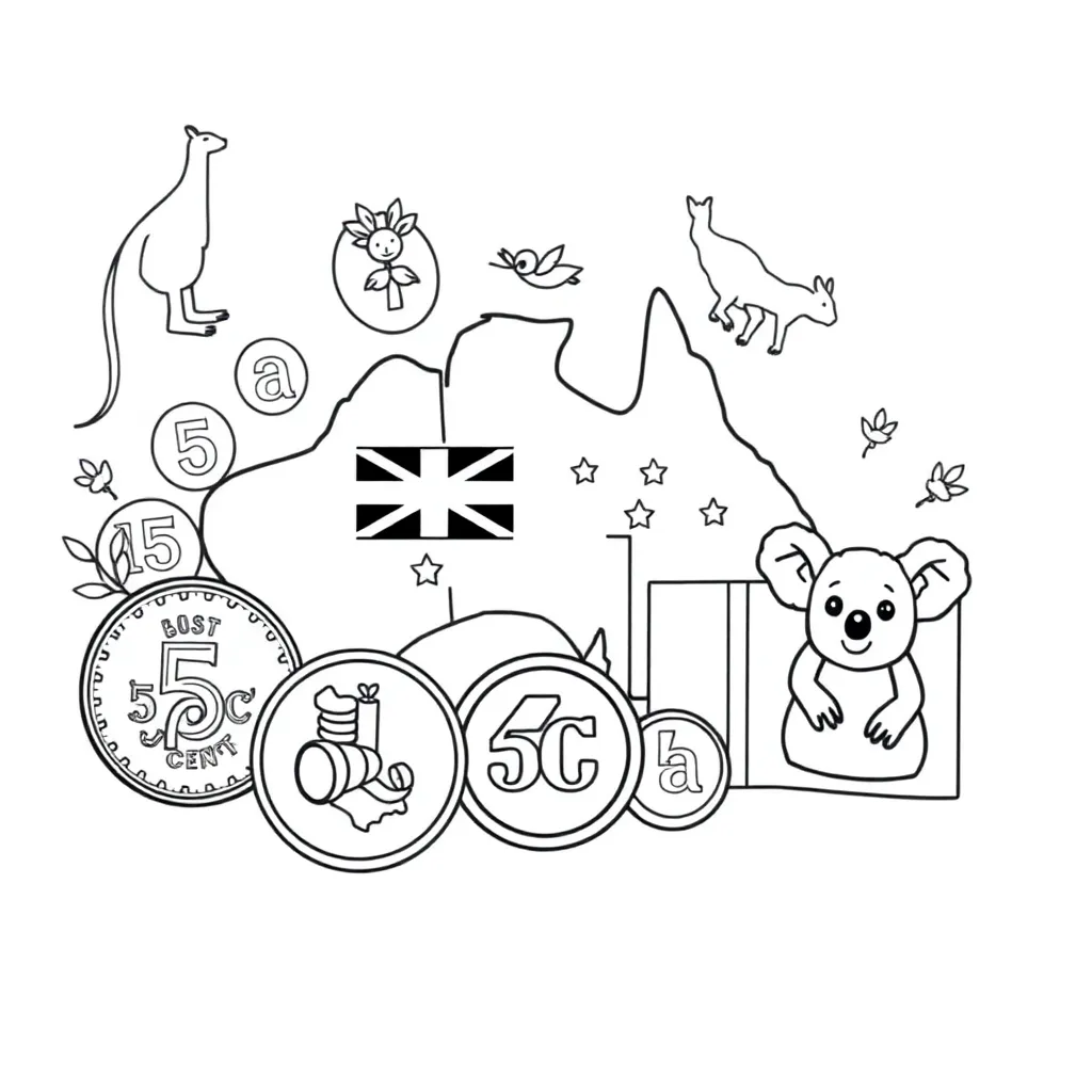 Australian coins and money