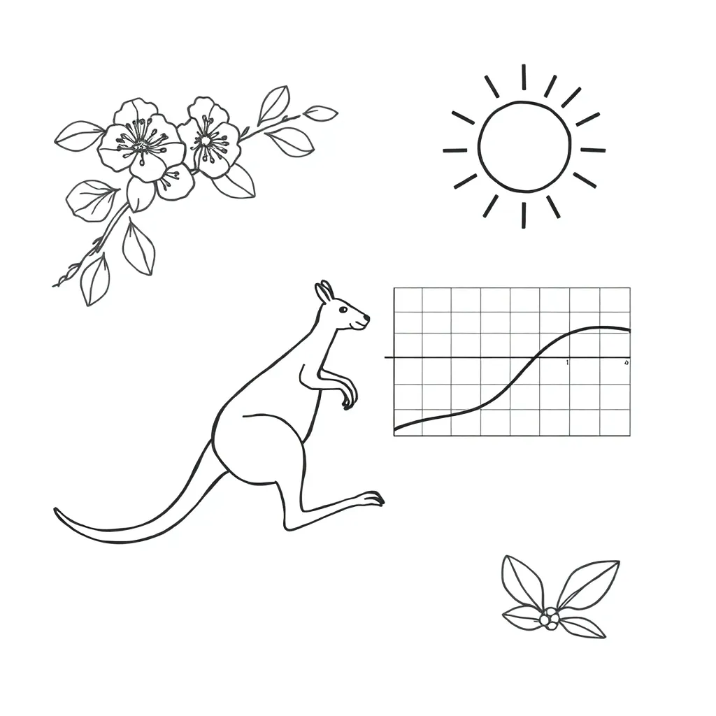 Mathematical functions and graphs illustration