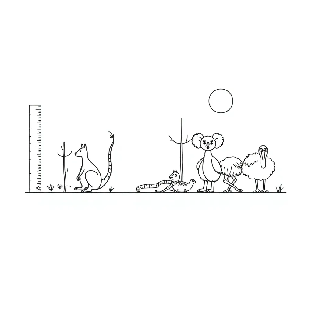 Ruler and measuring tools illustration