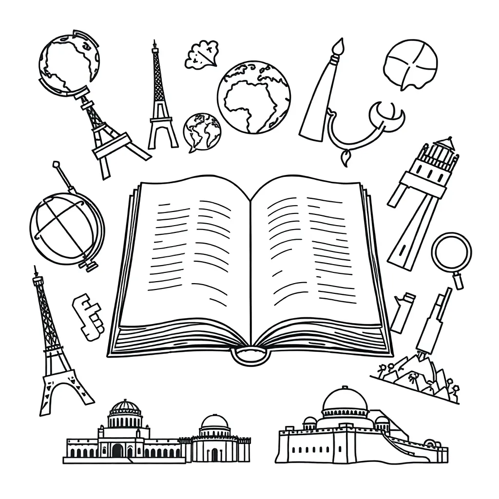 Student reading Afrikaans text