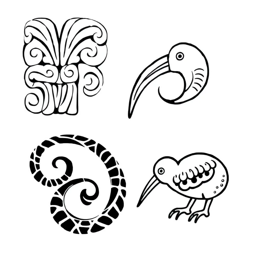 Algebra symbols and expressions illustration