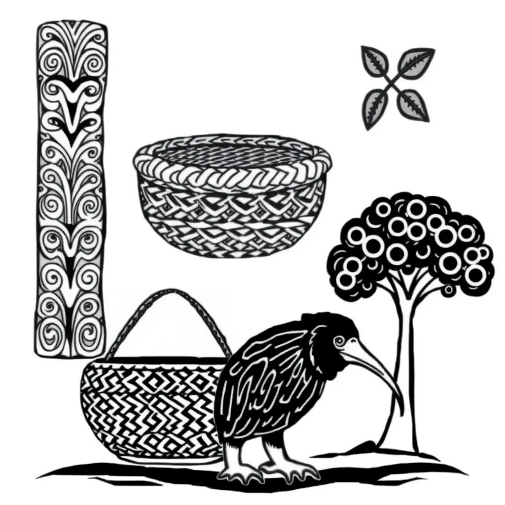 Te Arawa cultural symbols and marae