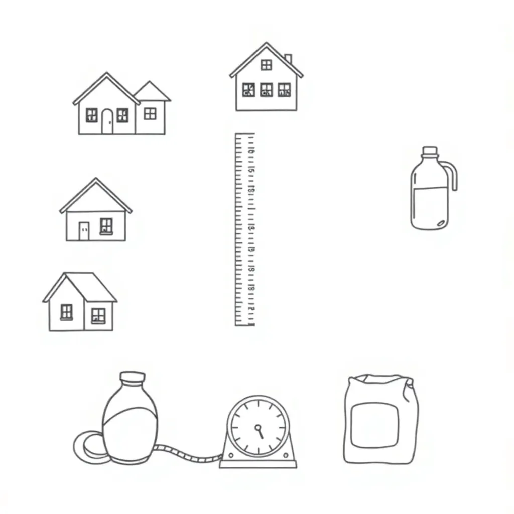 Measurement tools illustration