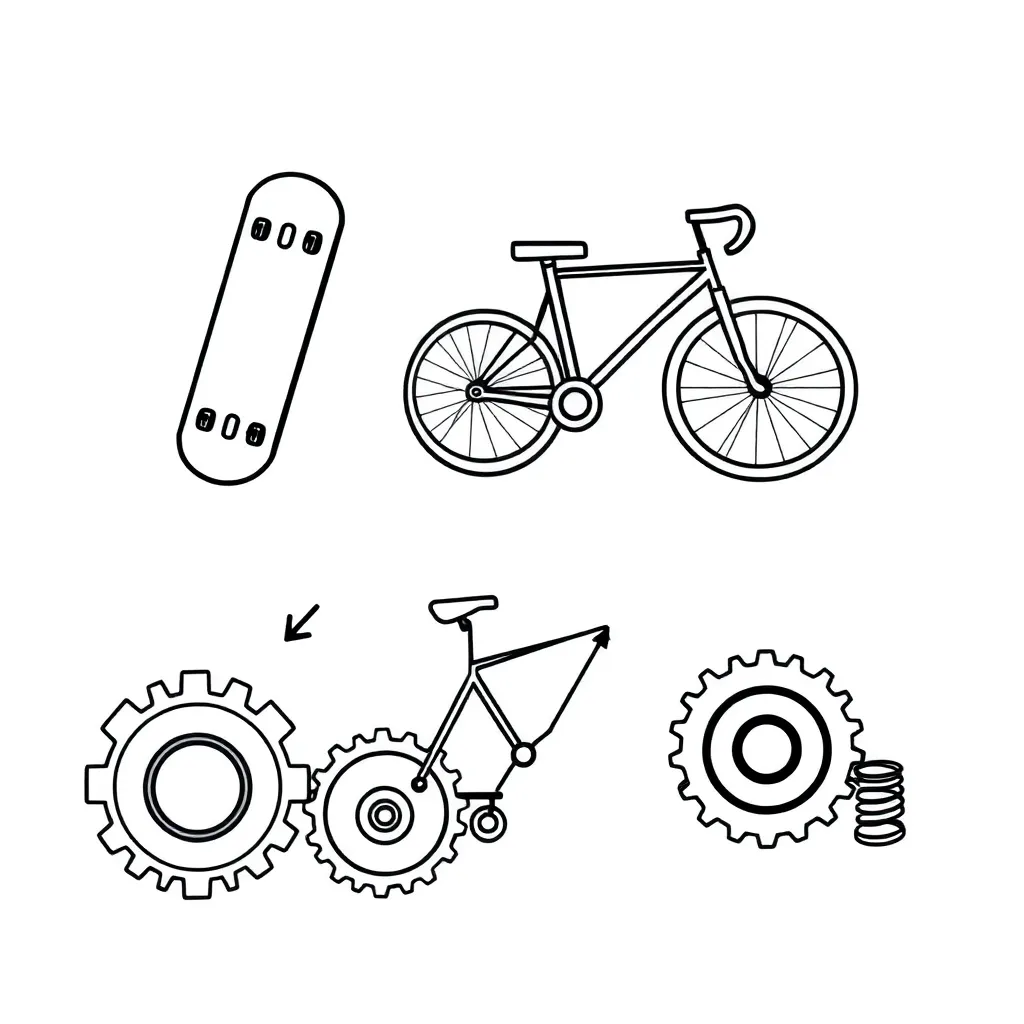 Physics equations and motion diagrams