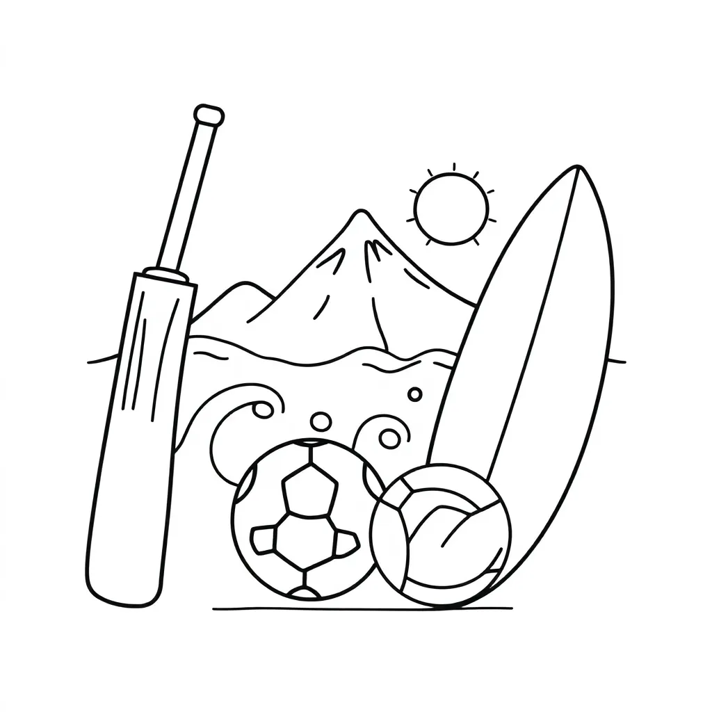 Sports planning illustration