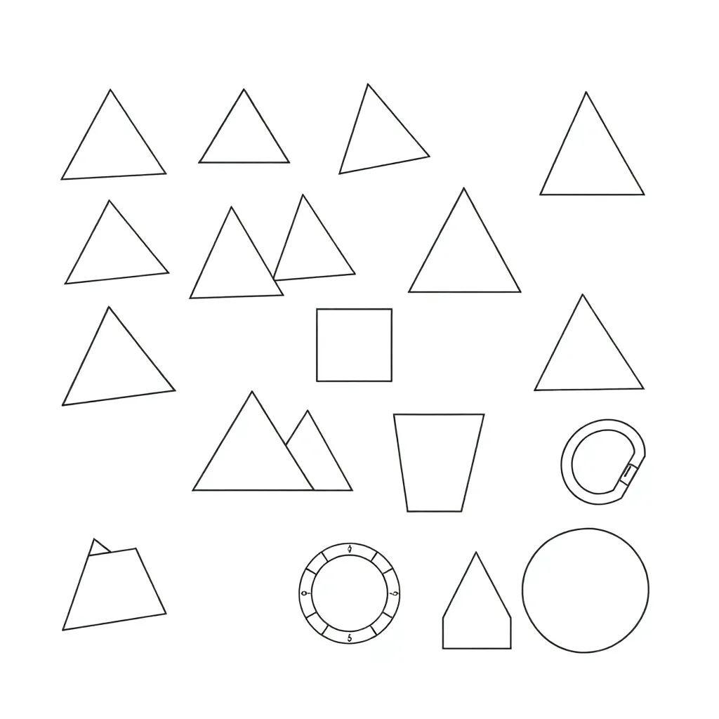 Geometric shapes illustration