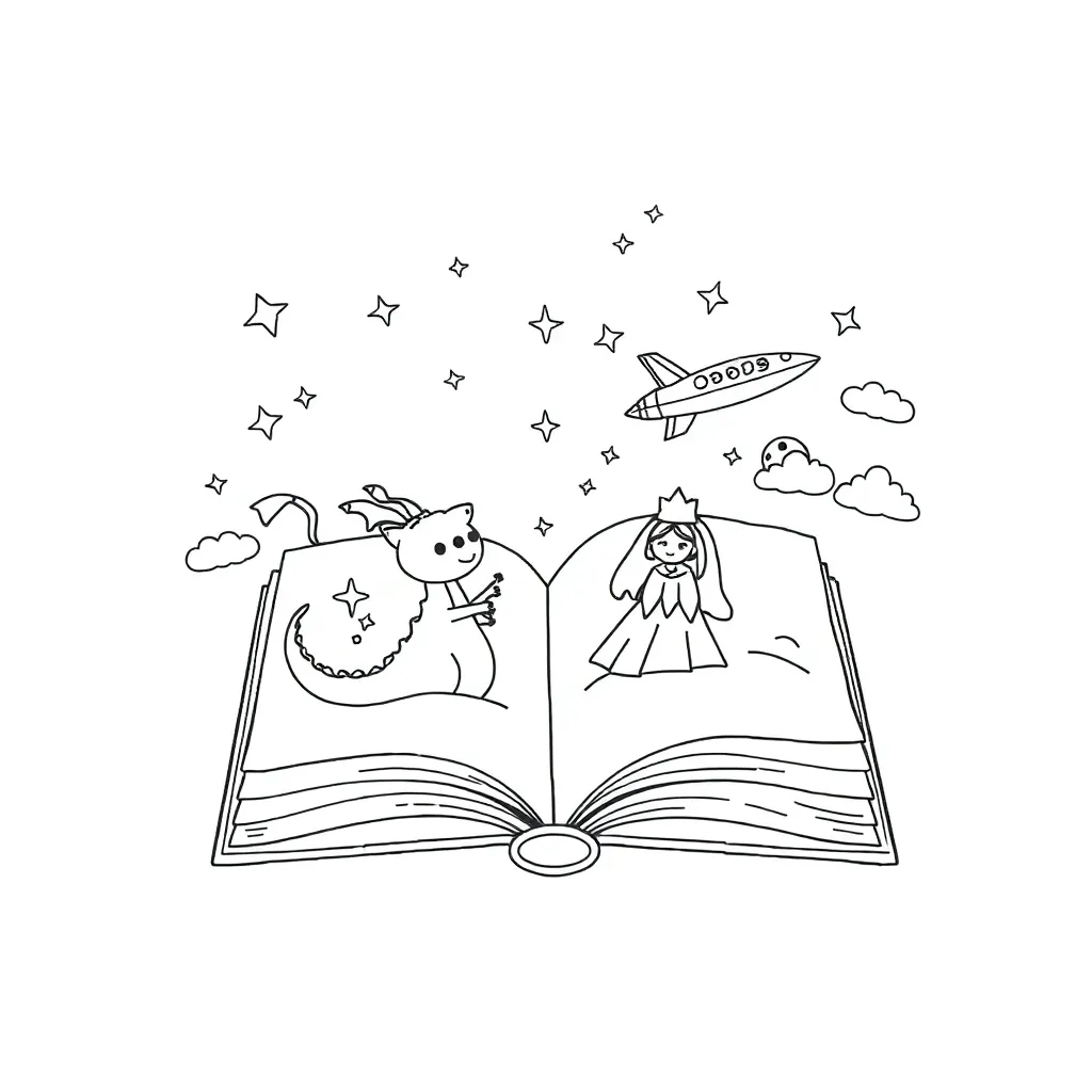 Goldilocks and the Three Bears storybook illustration