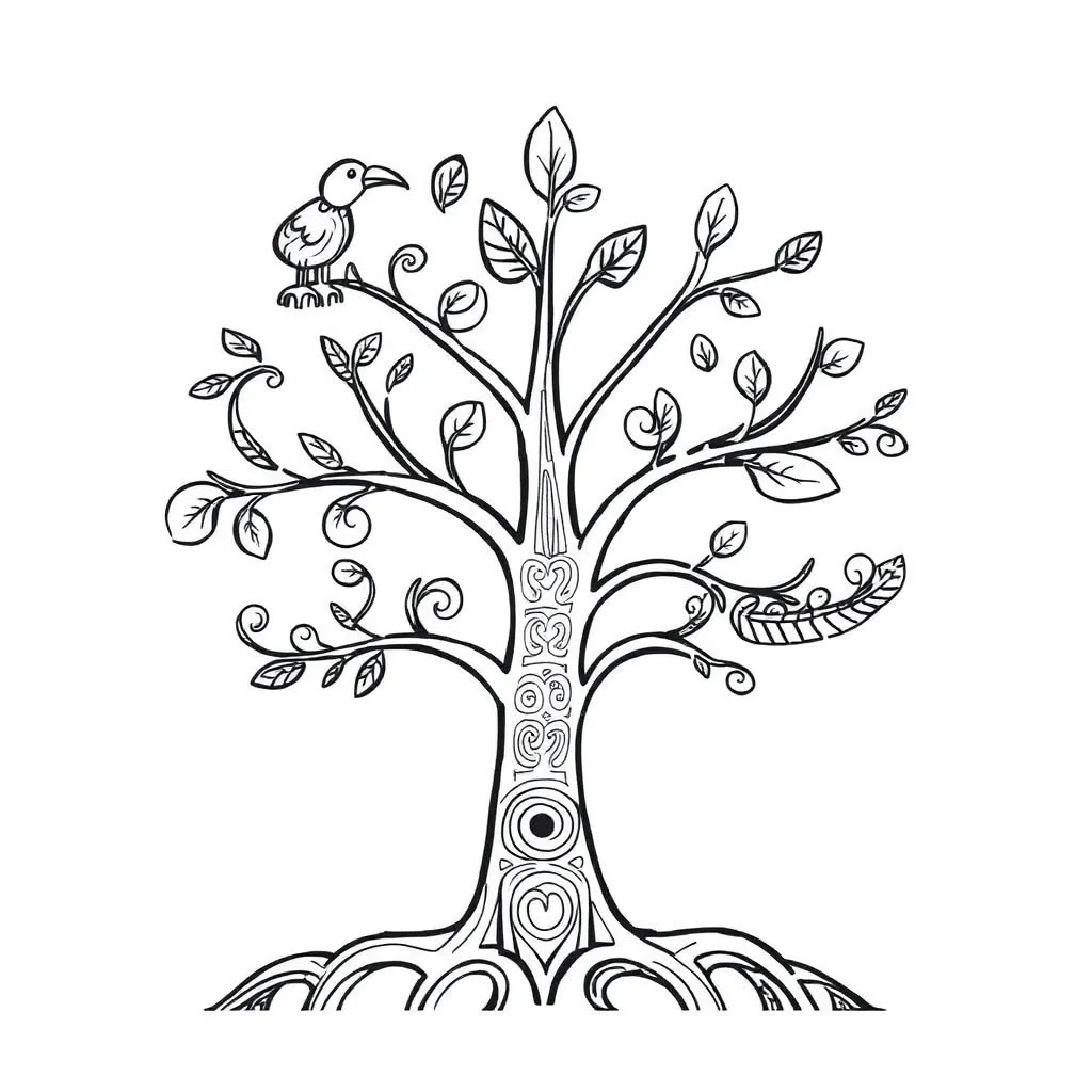 Family tree illustration