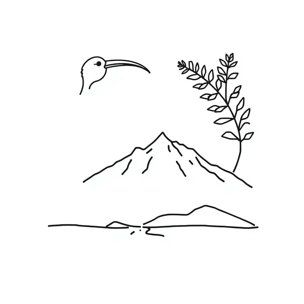 New Zealand environmental protection illustration