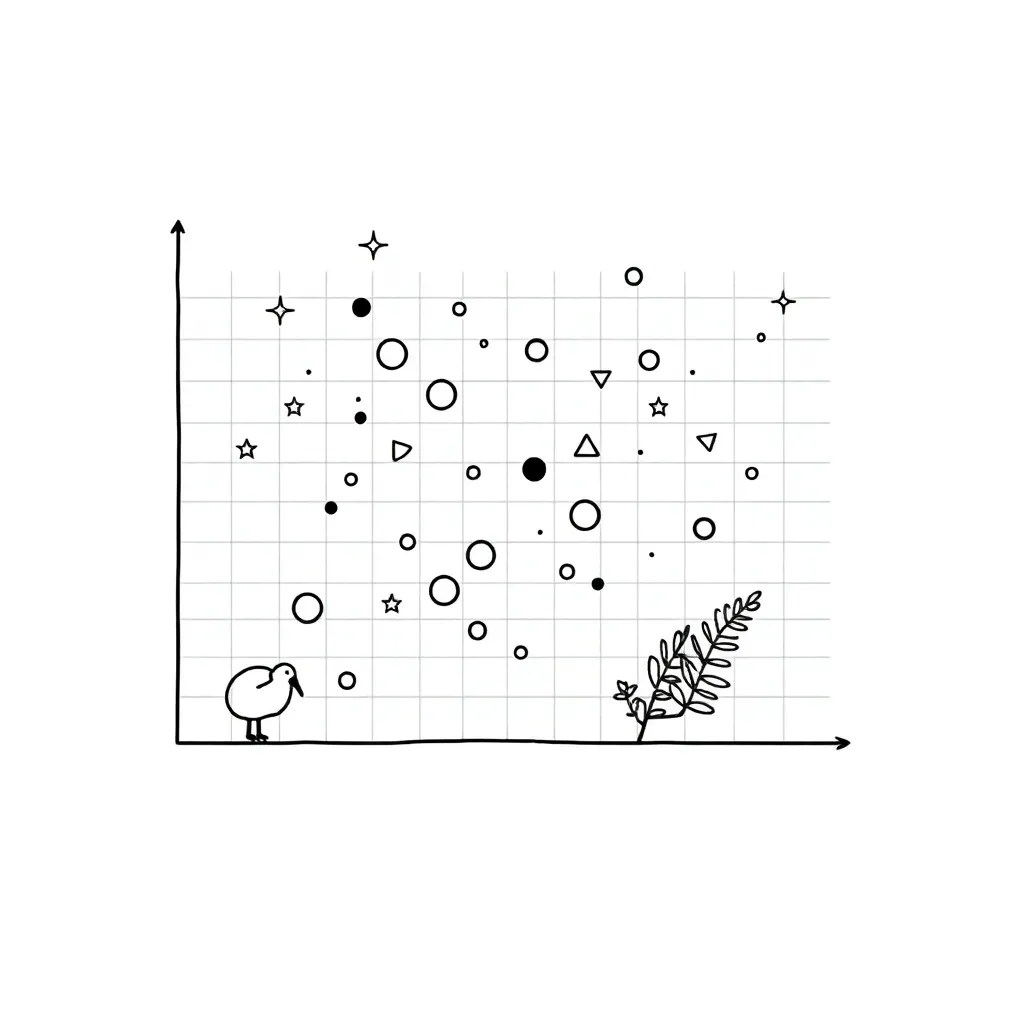Scatter graph illustration