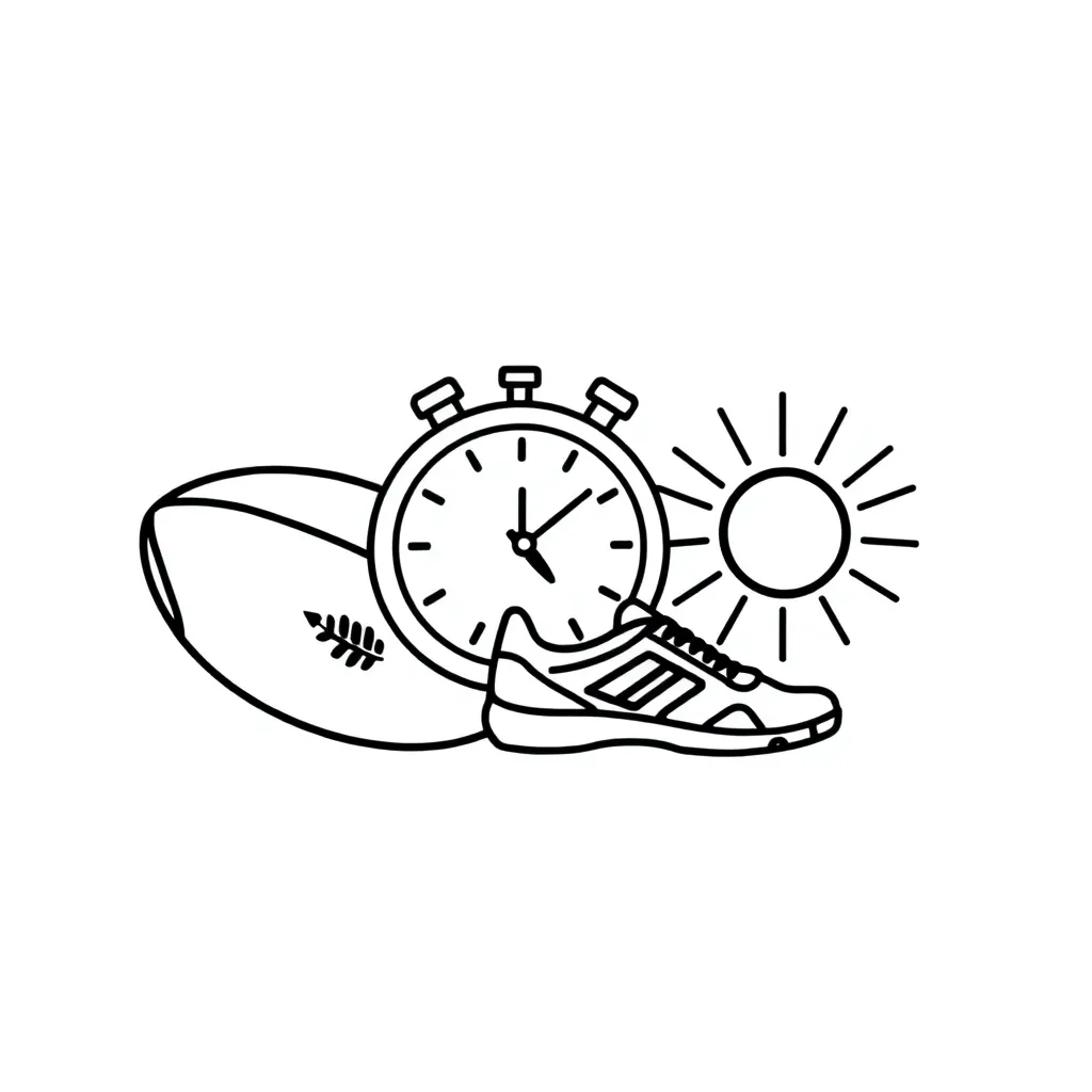 Clock and stopwatch illustration