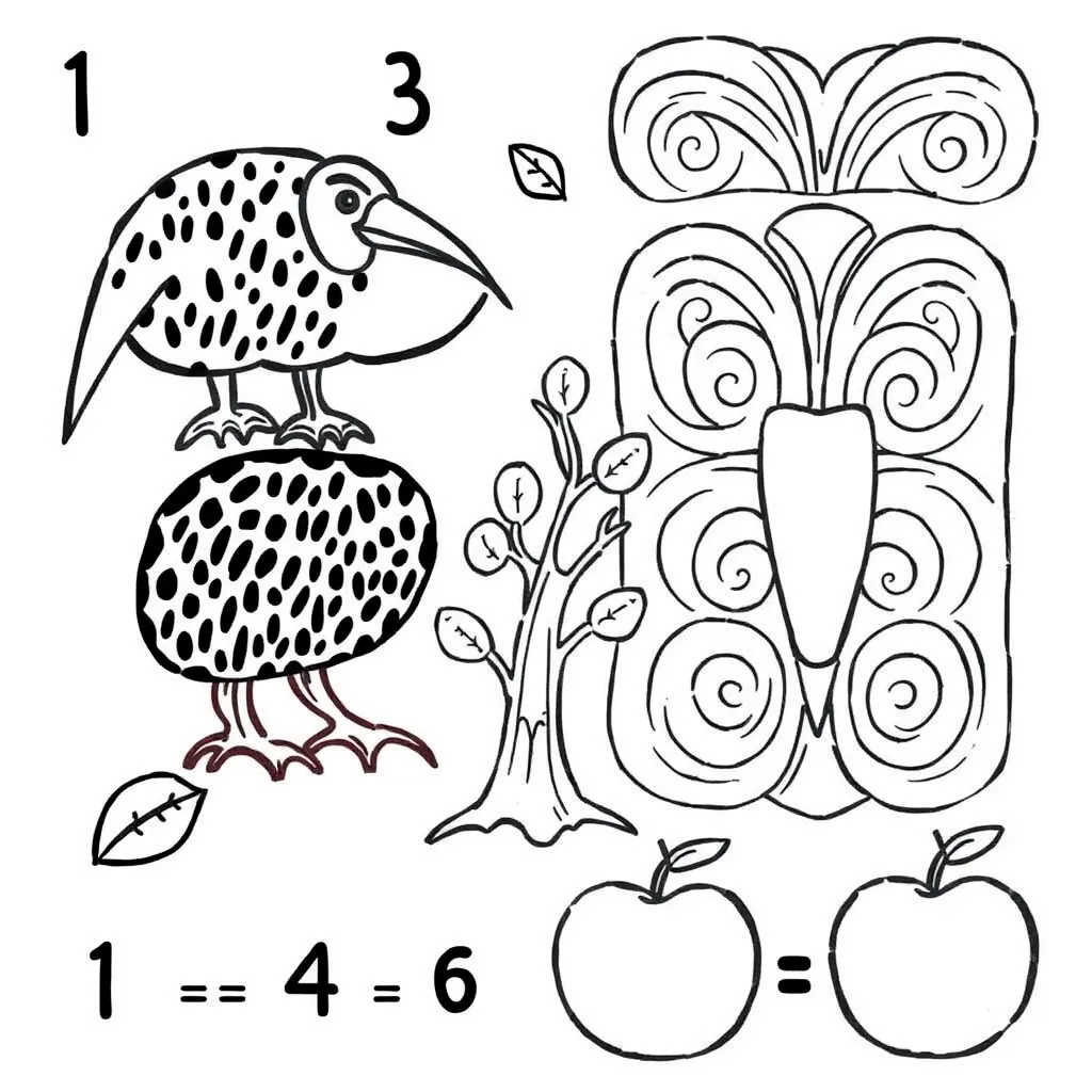 Number magic illustration with tens and ones blocks