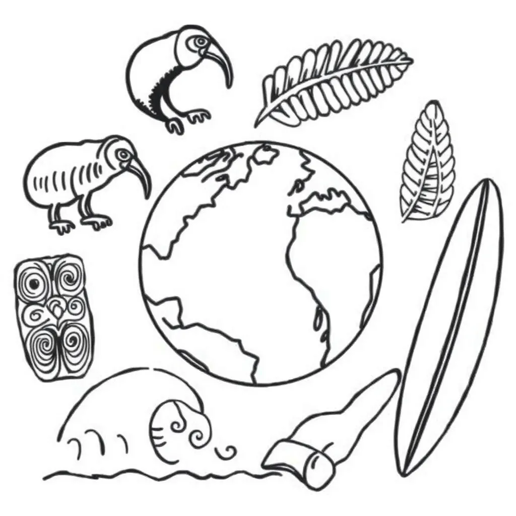 Earth and natural environments illustration